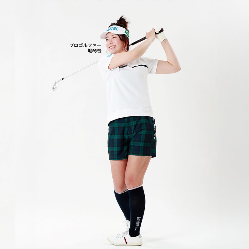 堀琴音プロ着用　アドミラルゴルフ Admiral GOLF レディース 4WAYツイル ショートパンツ ADLA612 マルチ１