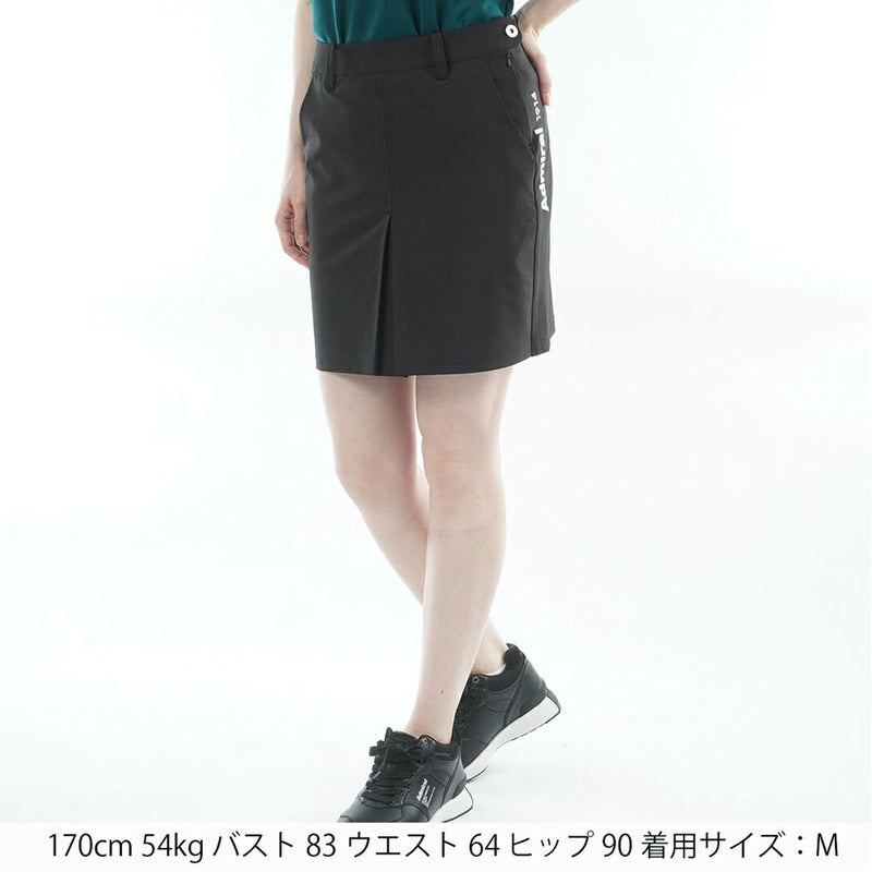 アドミラルゴルフ Admiral GOLF レディース 4WAYツイル タイトスカート ADLA613 ブラック