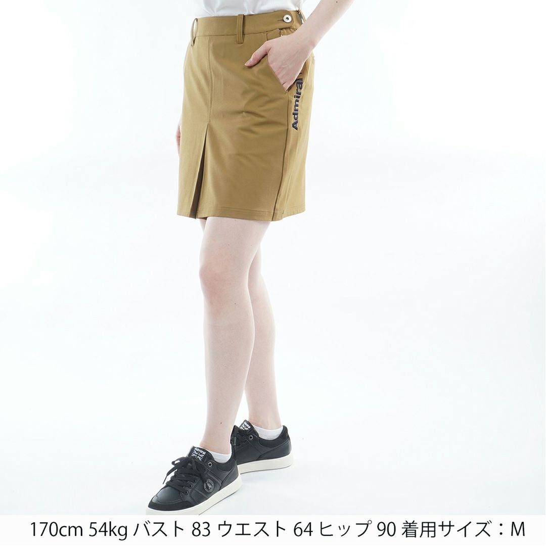 アドミラルゴルフ Admiral GOLF レディース 4WAYツイル タイトスカート ADLA613 ベージュ