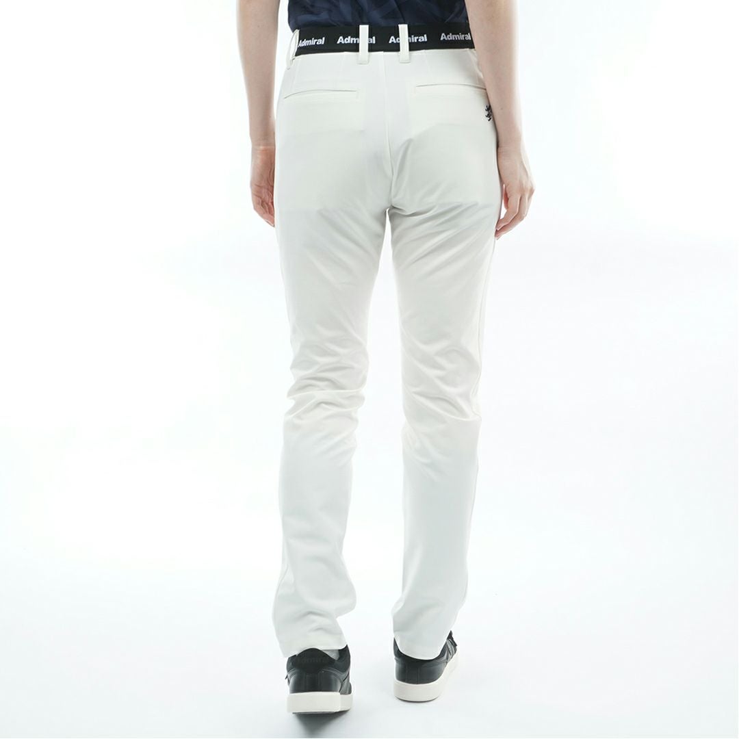 アドミラルゴルフ Admiral GOLF レディース 4WAYツイル ロングパンツ ADLA614 ホワイト