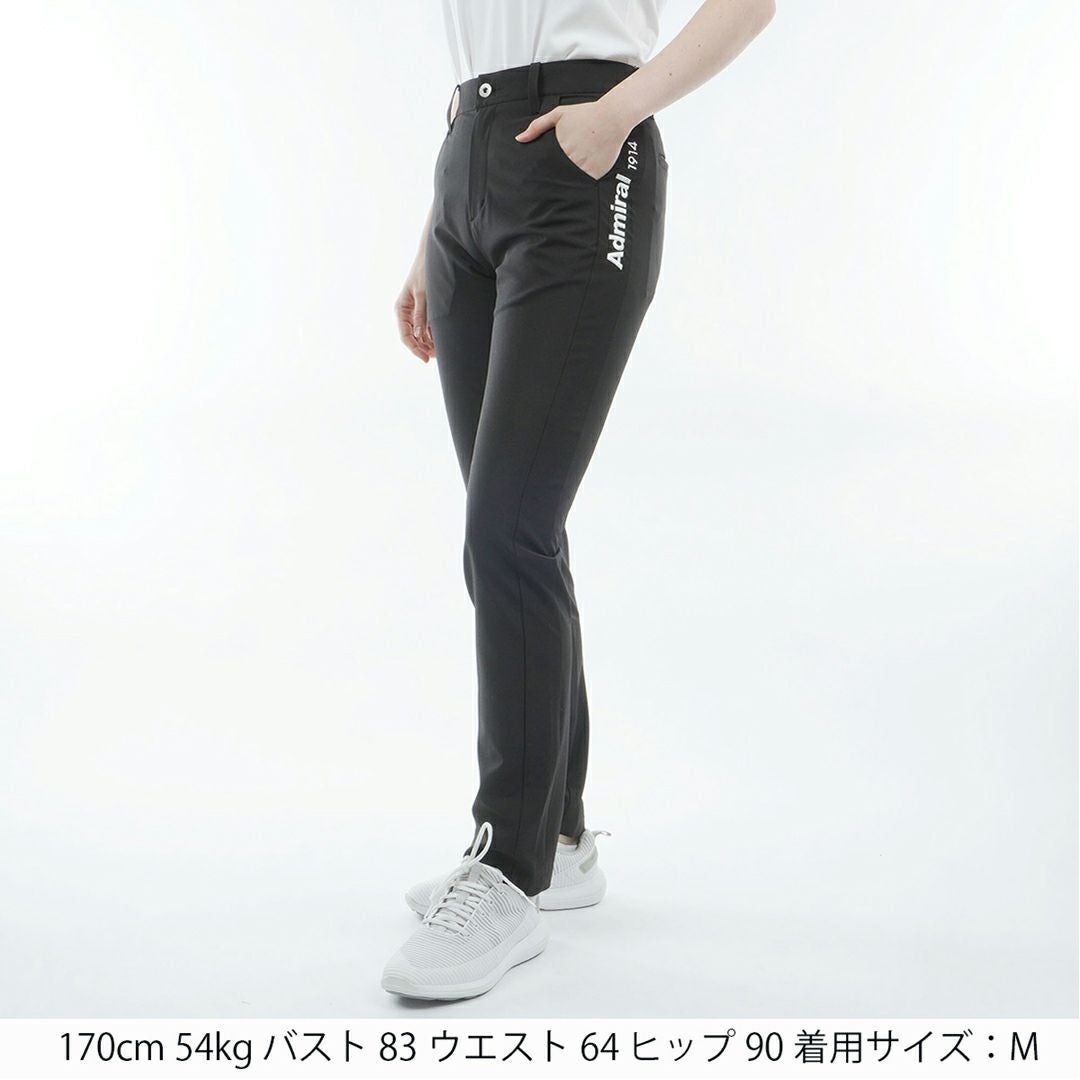 アドミラルゴルフ Admiral GOLF レディース 4WAYツイル ロングパンツ ADLA614 ブラック