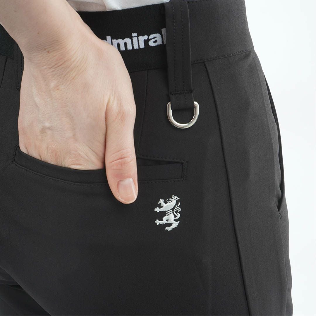 アドミラルゴルフ Admiral GOLF レディース 4WAYツイル ロングパンツ ADLA614 ブラック