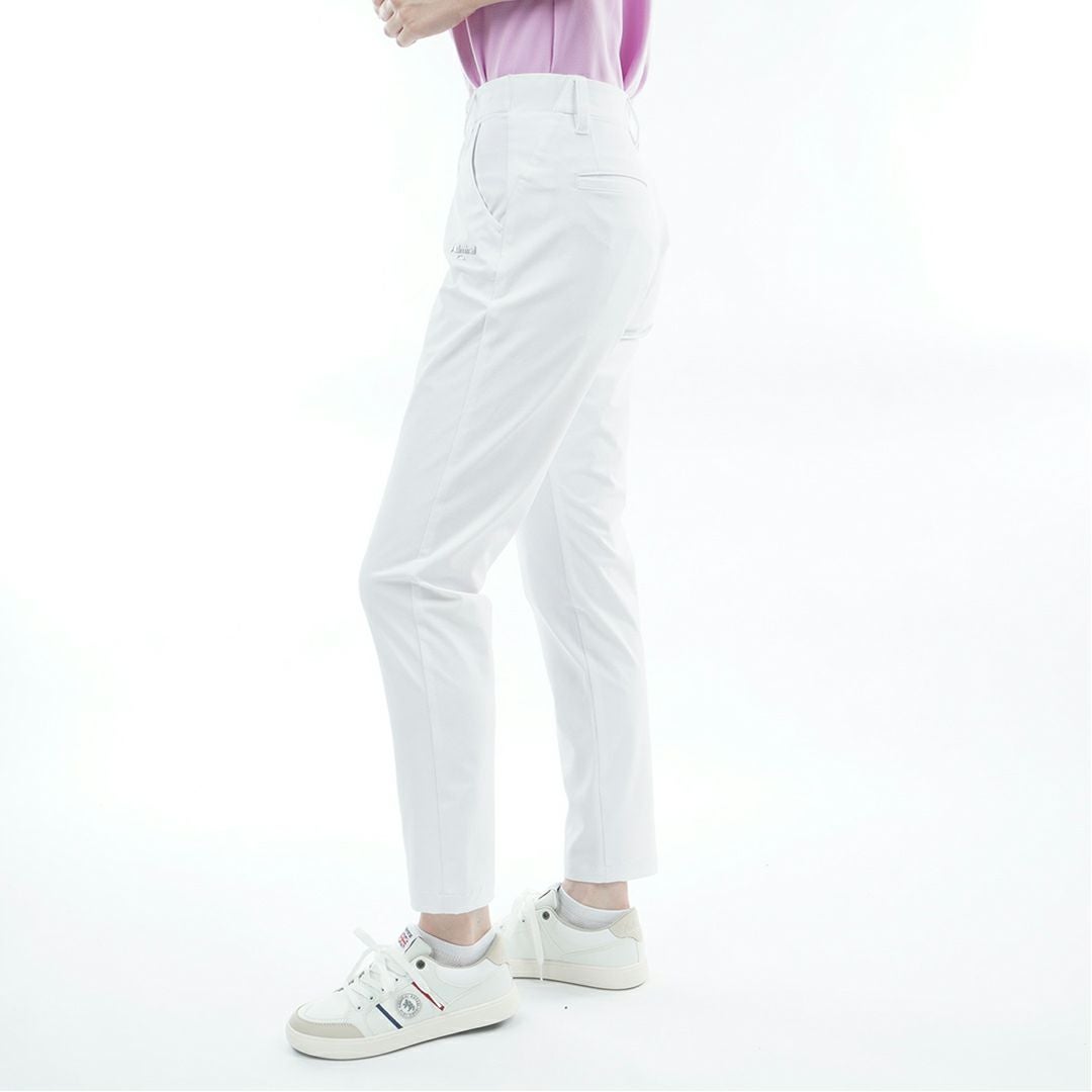 アドミラルゴルフ Admiral GOLF レディース 透け防 9分丈パンツ ADLA615 ホワイト