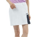 アドミラルゴルフ Admiral GOLF レディース 透け防 サイドプリーツスカート ADLA616 ホワイト