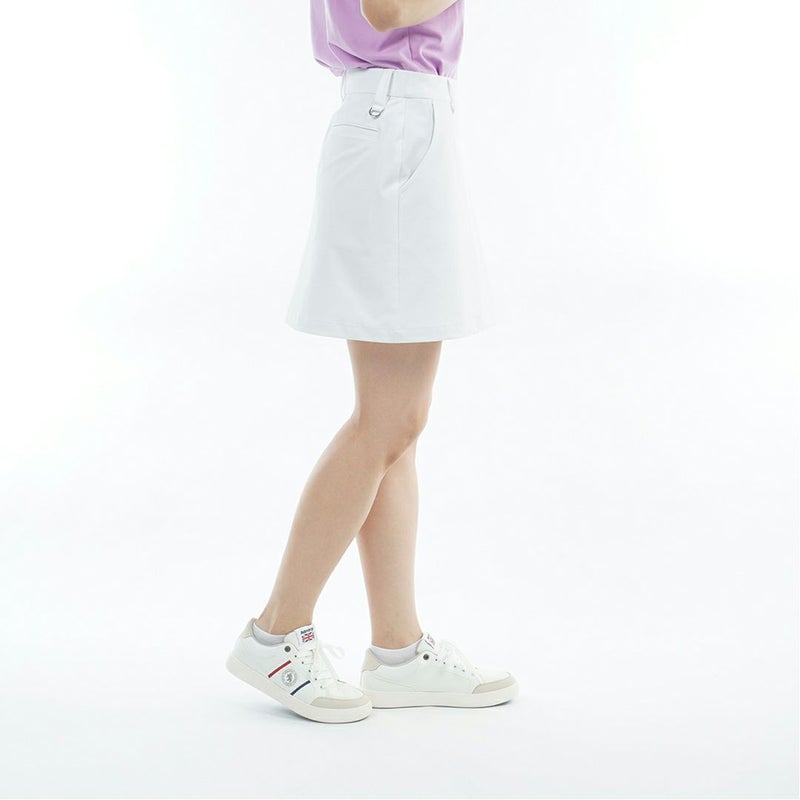 アドミラルゴルフ Admiral GOLF レディース 透け防 サイドプリーツスカート ADLA616 ホワイト