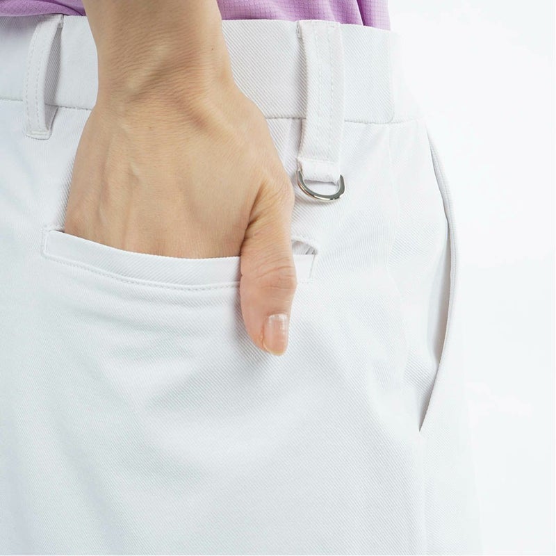 アドミラルゴルフ Admiral GOLF レディース 透け防 サイドプリーツスカート ADLA616 ホワイト