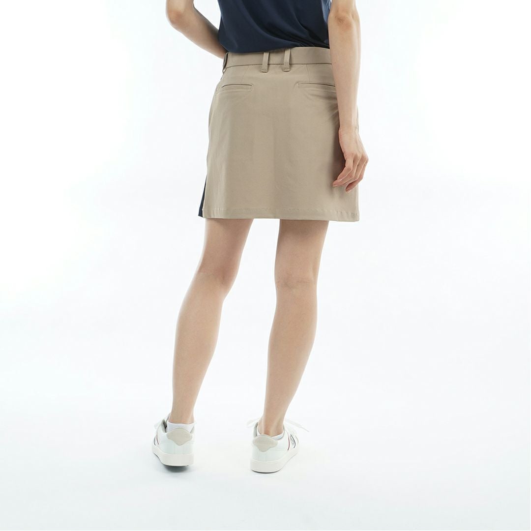 アドミラルゴルフ Admiral GOLF レディース 透け防 サイドプリーツスカート ADLA616 サンドベージ
