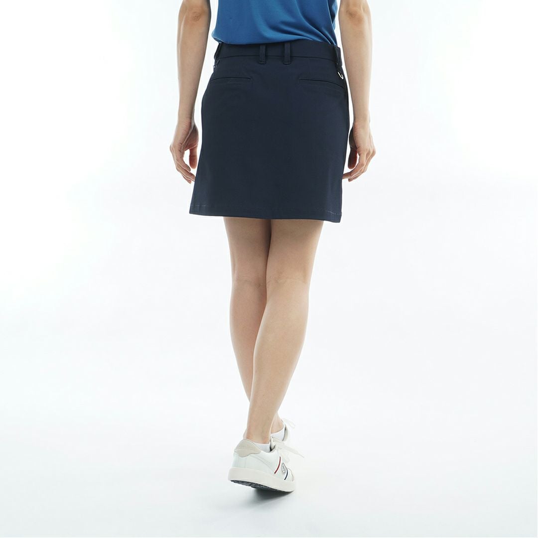 アドミラルゴルフ Admiral GOLF レディース 透け防 サイドプリーツスカート ADLA616 ネイビー
