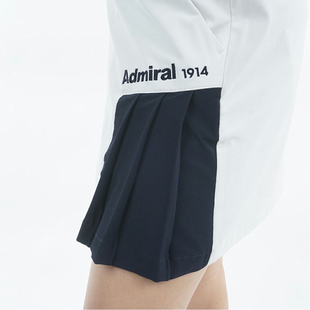 アドミラルゴルフ Admiral GOLF レディース 透け防 サイドプリーツスカート ADLA616 詳細