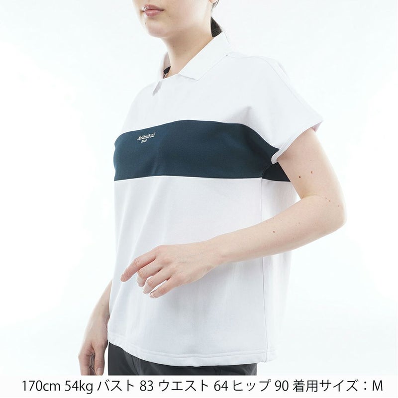 アドミラルゴルフ Admiral GOLF レディース ドライカノコ 衿付きプルオンシャツ ADLA617 ホワイト