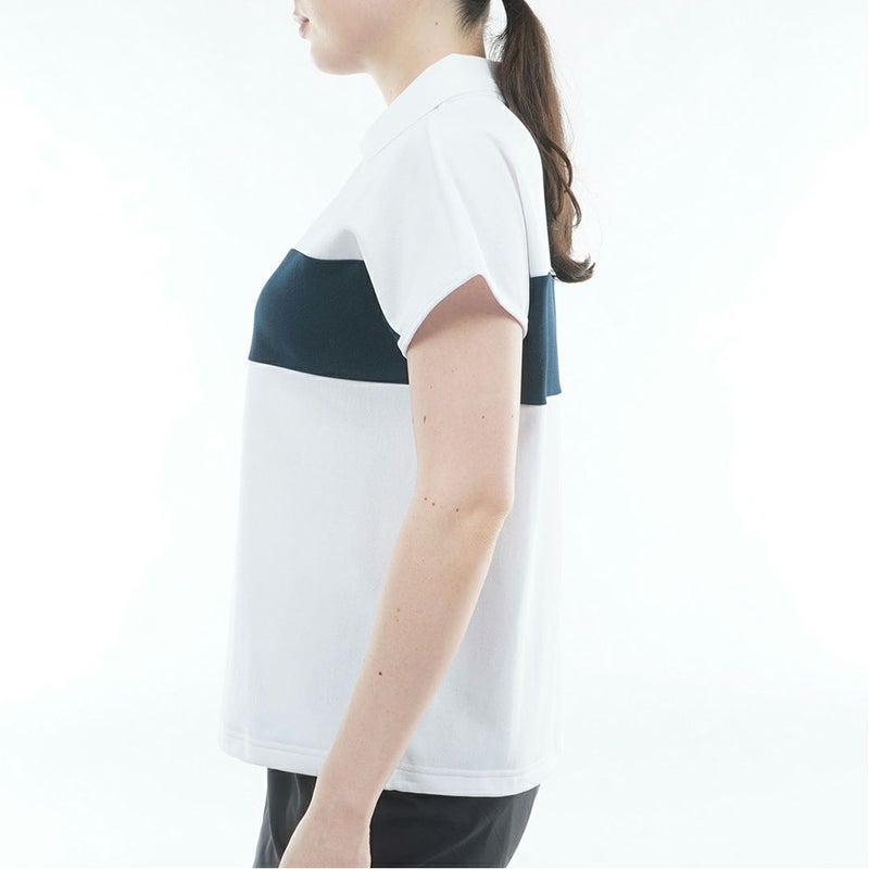 アドミラルゴルフ Admiral GOLF レディース ドライカノコ 衿付きプルオンシャツ ADLA617 ホワイト