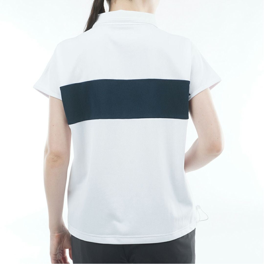 アドミラルゴルフ Admiral GOLF レディース ドライカノコ 衿付きプルオンシャツ ADLA617 ホワイト