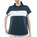 アドミラルゴルフ Admiral GOLF レディース ドライカノコ 衿付きプルオンシャツ ADLA617 ネイビー