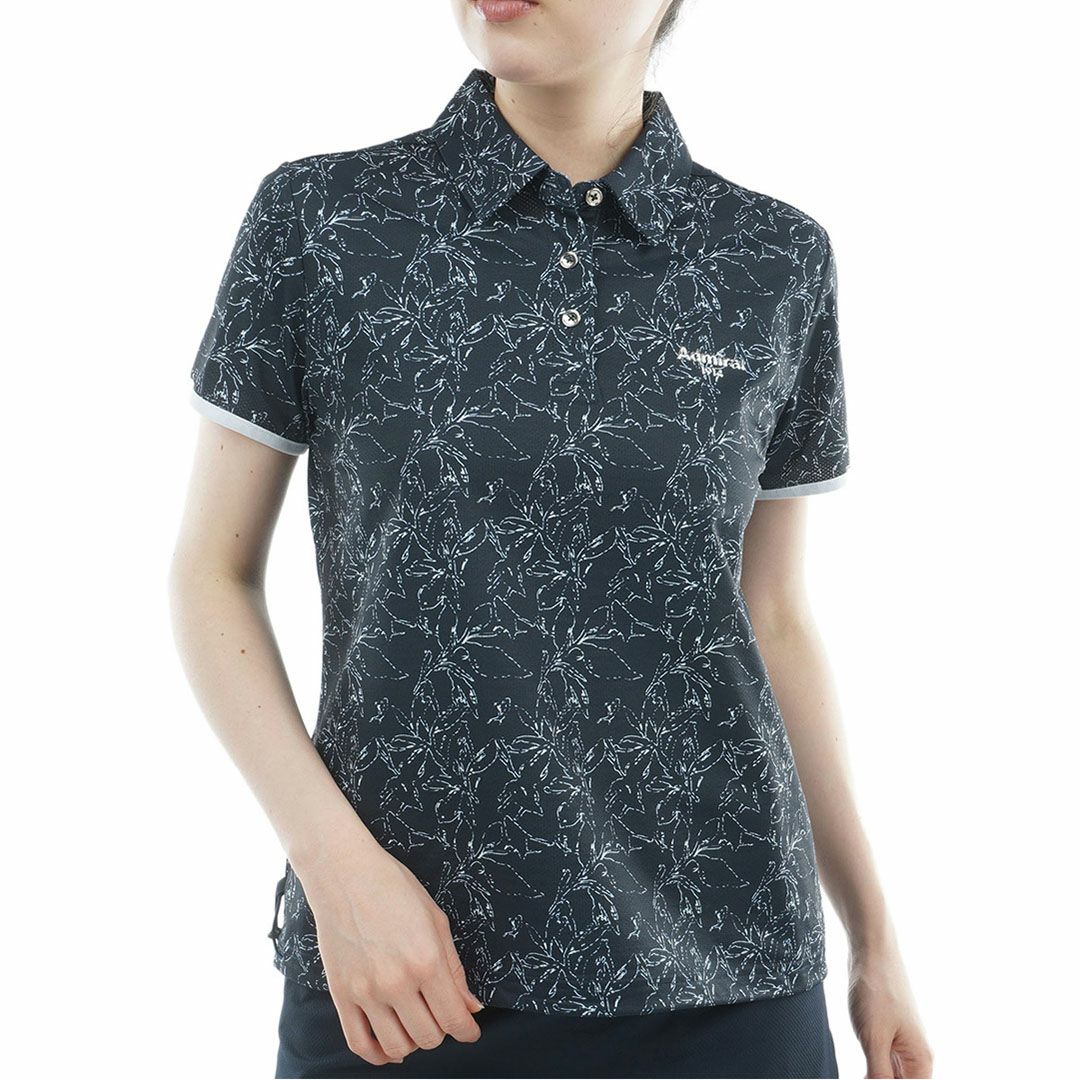 30％OFF】[アドミラル ゴルフ]レディース ストレッチメッシュ リーフ柄