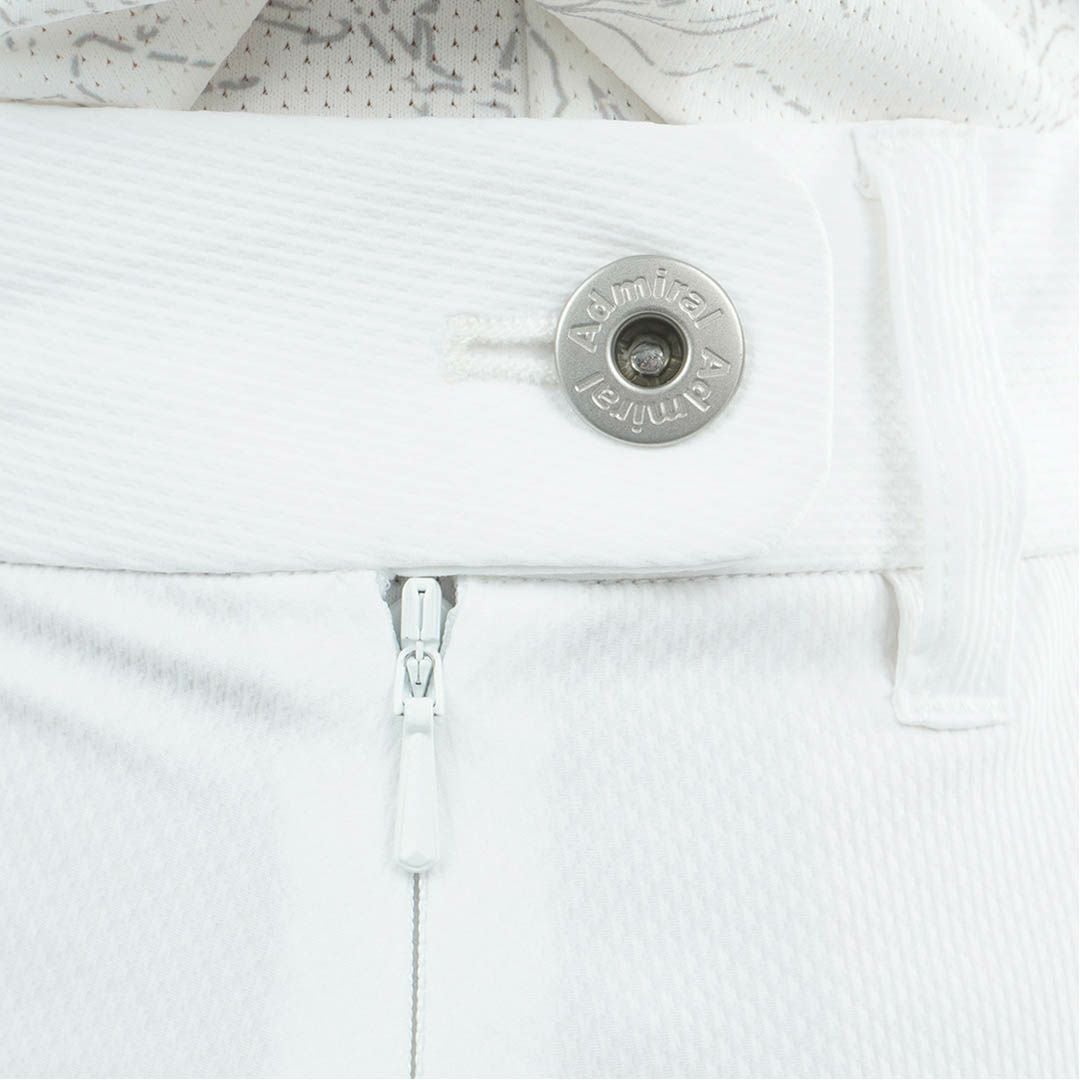 アドミラルゴルフ Admiral GOLF レディース ドライメッシュ リーフ柄フレアスカート ADLA620 ホワイト