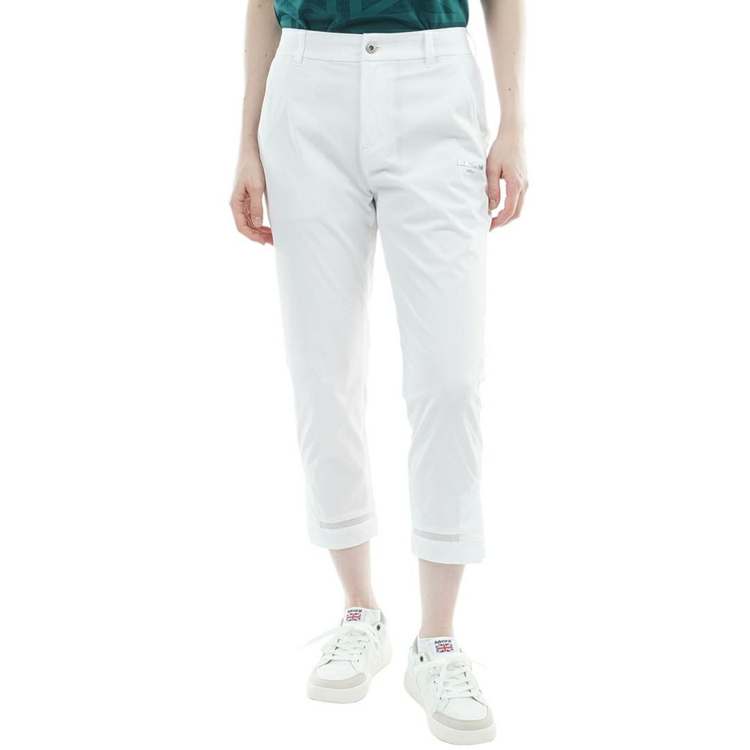 アドミラル ゴルフ Admiral GOLF レレディース ドライメッシュ 7分丈パンツ ADLA621 ホワイト