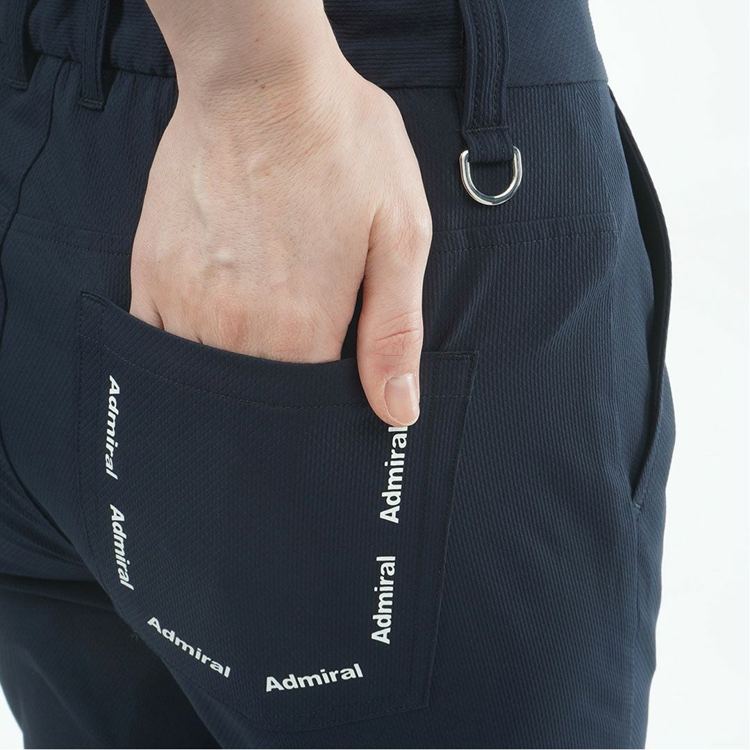 アドミラル ゴルフ Admiral GOLF レレディース ドライメッシュ 7分丈パンツ ADLA621 ブラック
