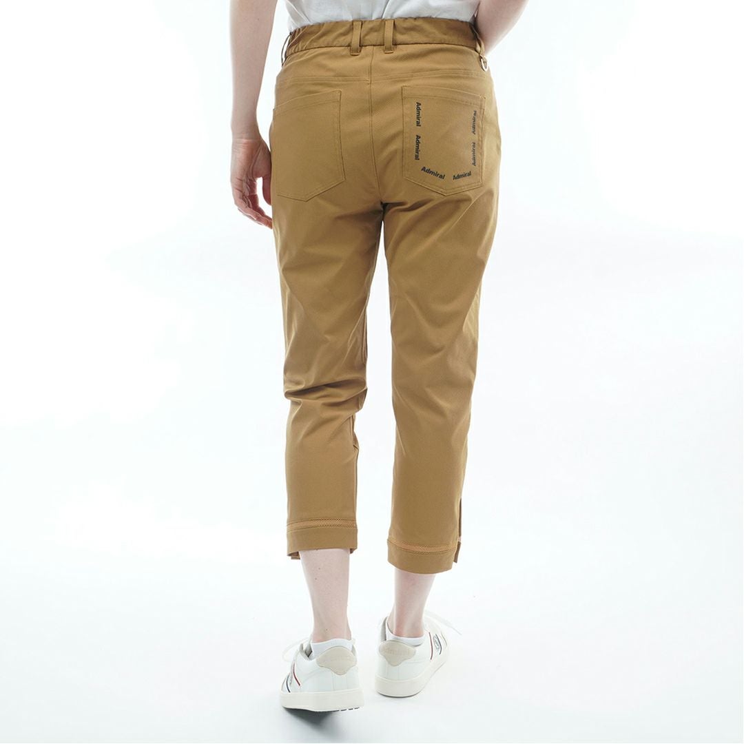 アドミラル ゴルフ Admiral GOLF レレディース ドライメッシュ 7分丈パンツ ADLA621 キャメル