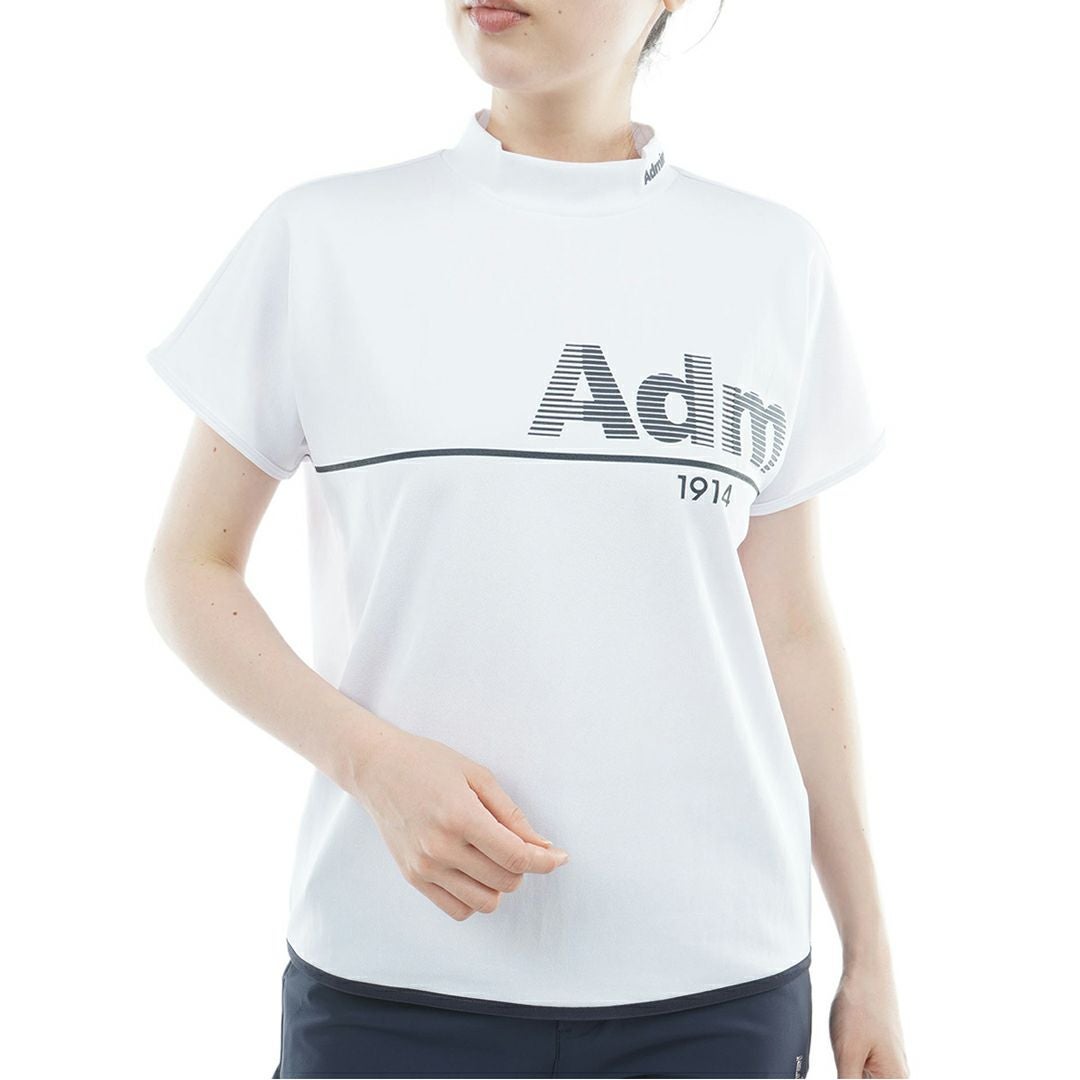 アドミラルゴルフ Admiral GOLF レディース ドライカノコ モックネックシャツ ADLA622 ホワイト