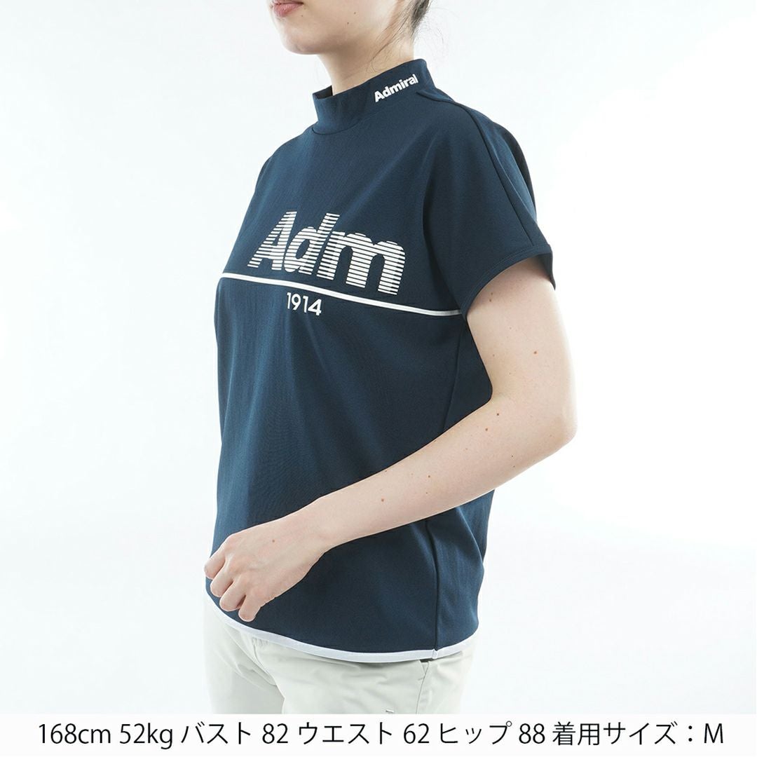 アドミラルゴルフ Admiral GOLF レディース ドライカノコ モックネックシャツ ADLA622 ネイビー