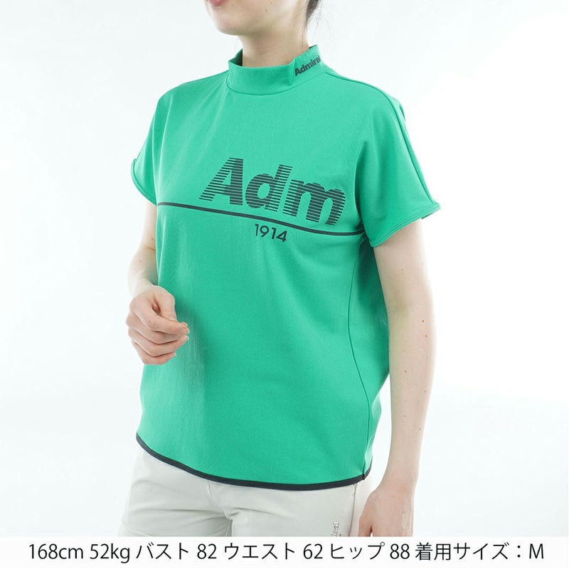 アドミラルゴルフ Admiral GOLF レディース ドライカノコ モックネックシャツ ADLA622 グリーン