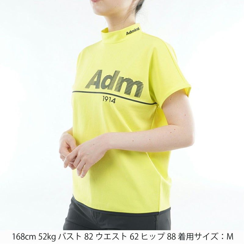 アドミラルゴルフ Admiral GOLF レディース ドライカノコ モックネックシャツ ADLA622 イエロー