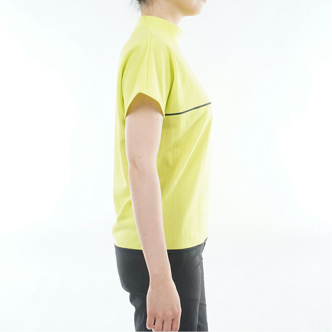 アドミラルゴルフ Admiral GOLF レディース ドライカノコ モックネックシャツ ADLA622 イエロー