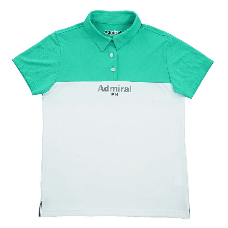 アドミラルゴルフ Admiral GOLF レディース カラタッチプラス ツートンカラーシャツ ADLA623 グリーン