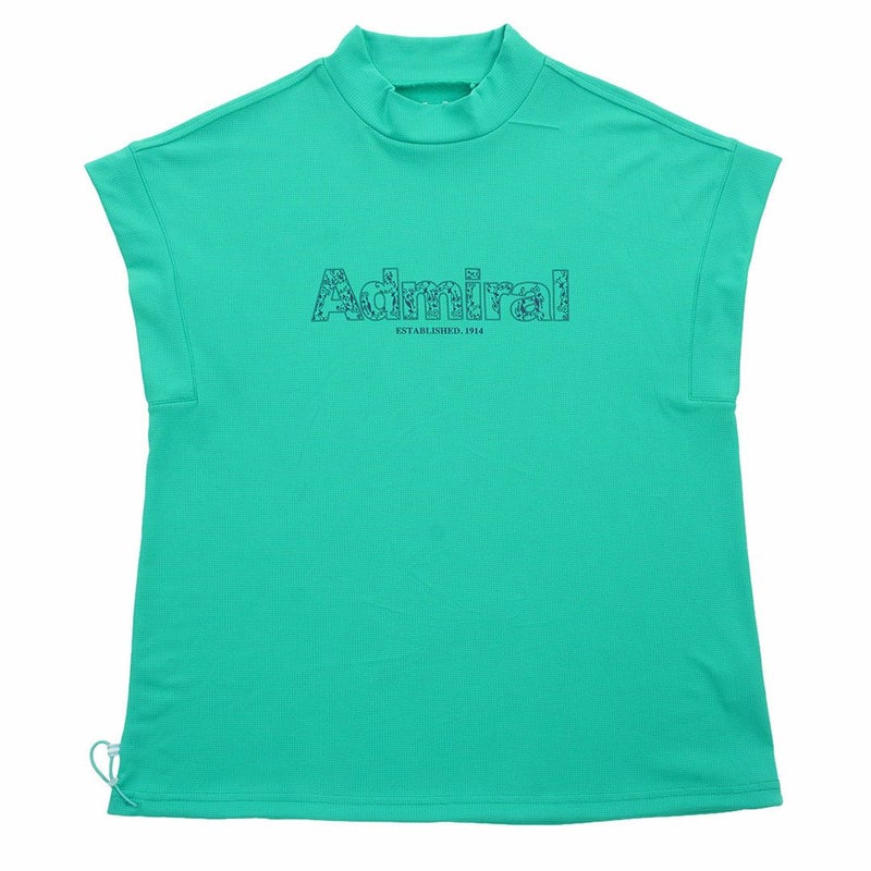アドミラルゴルフ Admiral GOLF レディース カラタッチプラス リーフロゴモックネックシャツ ADLA624 グリーン