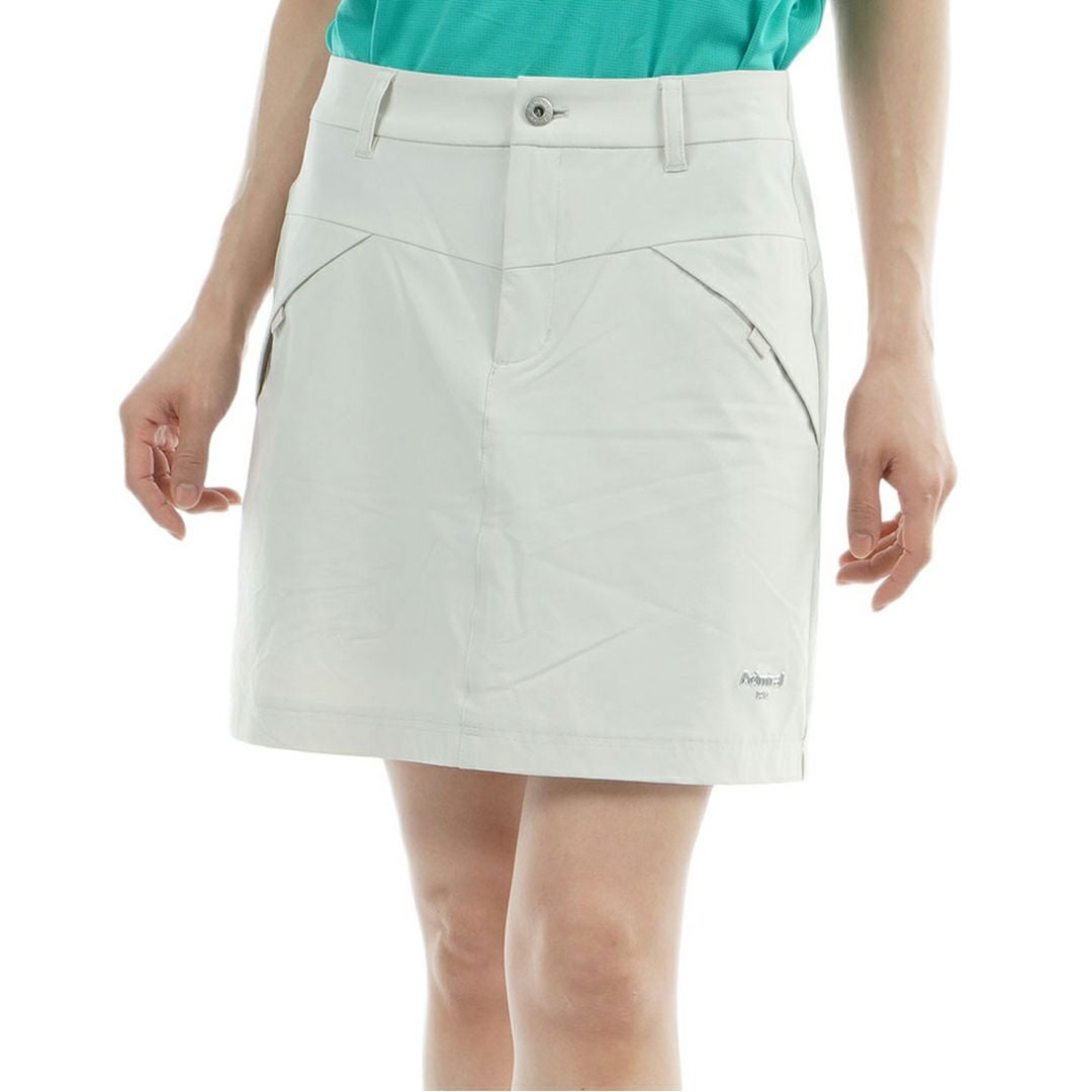 アドミラルゴルフ Admiral GOLF レディース 冷感ナイロン デザインポケットスカート ADLA625 アイボリー