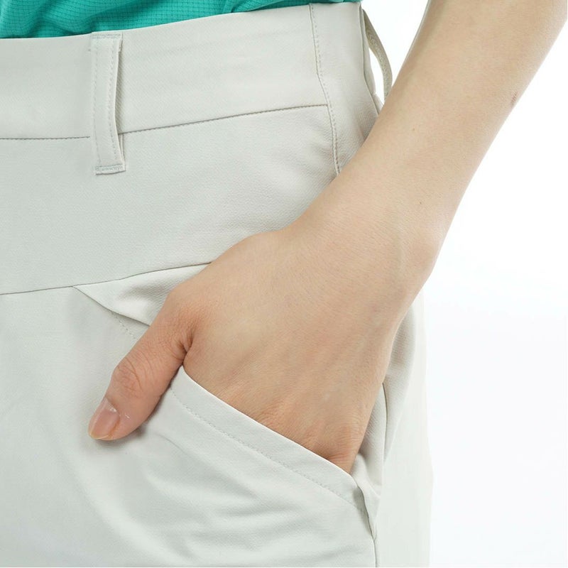 アドミラルゴルフ Admiral GOLF レディース 冷感ナイロン デザインポケットスカート ADLA625 アイボリー