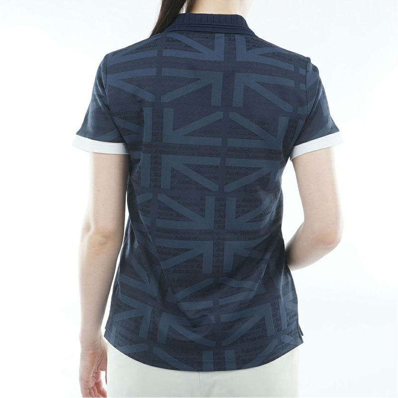 アドミラル ゴルフ Admiral GOLF レディース UJジャカード ポロシャツ ADLA628 ネイビー