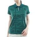 アドミラル ゴルフ Admiral GOLF レディース UJジャカード ポロシャツ ADLA628 ダークグリーン
