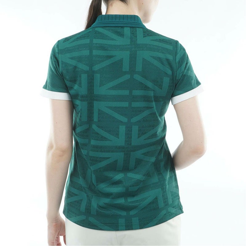アドミラル ゴルフ Admiral GOLF レディース UJジャカード ポロシャツ ADLA628 ダークグリーン