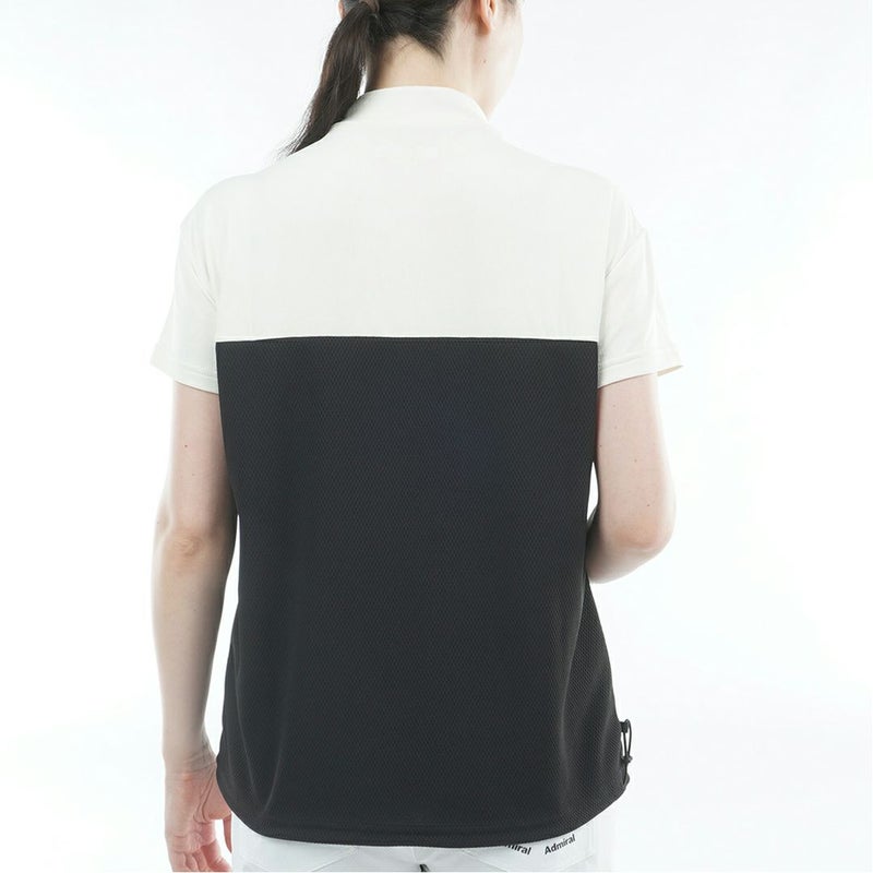 アドミラルゴルフ Admiral GOLF レディース 汗染み防止 リラックス モックネックシャツ ADLA629 ホワイト