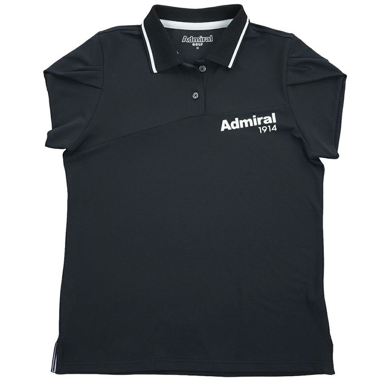 アドミラルゴルフ Admiral GOLF レディース カラタッチプラス フレンチスリーブポロシャツ ADLA631 ブラック