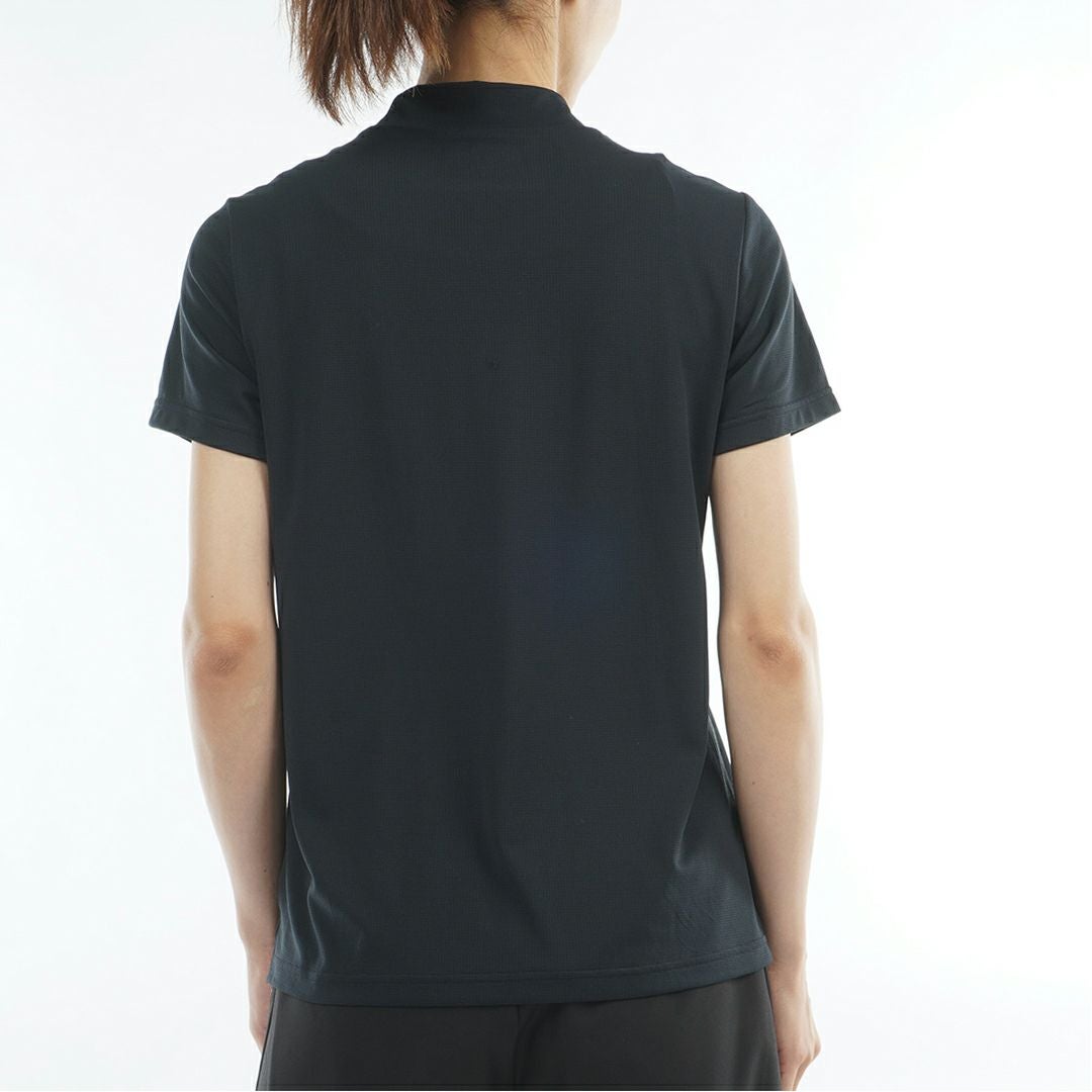 アドミラルゴルフ Admiral GOLF レディース カラタッチプラス UJモックネックシャツ ADLA632 ブラック