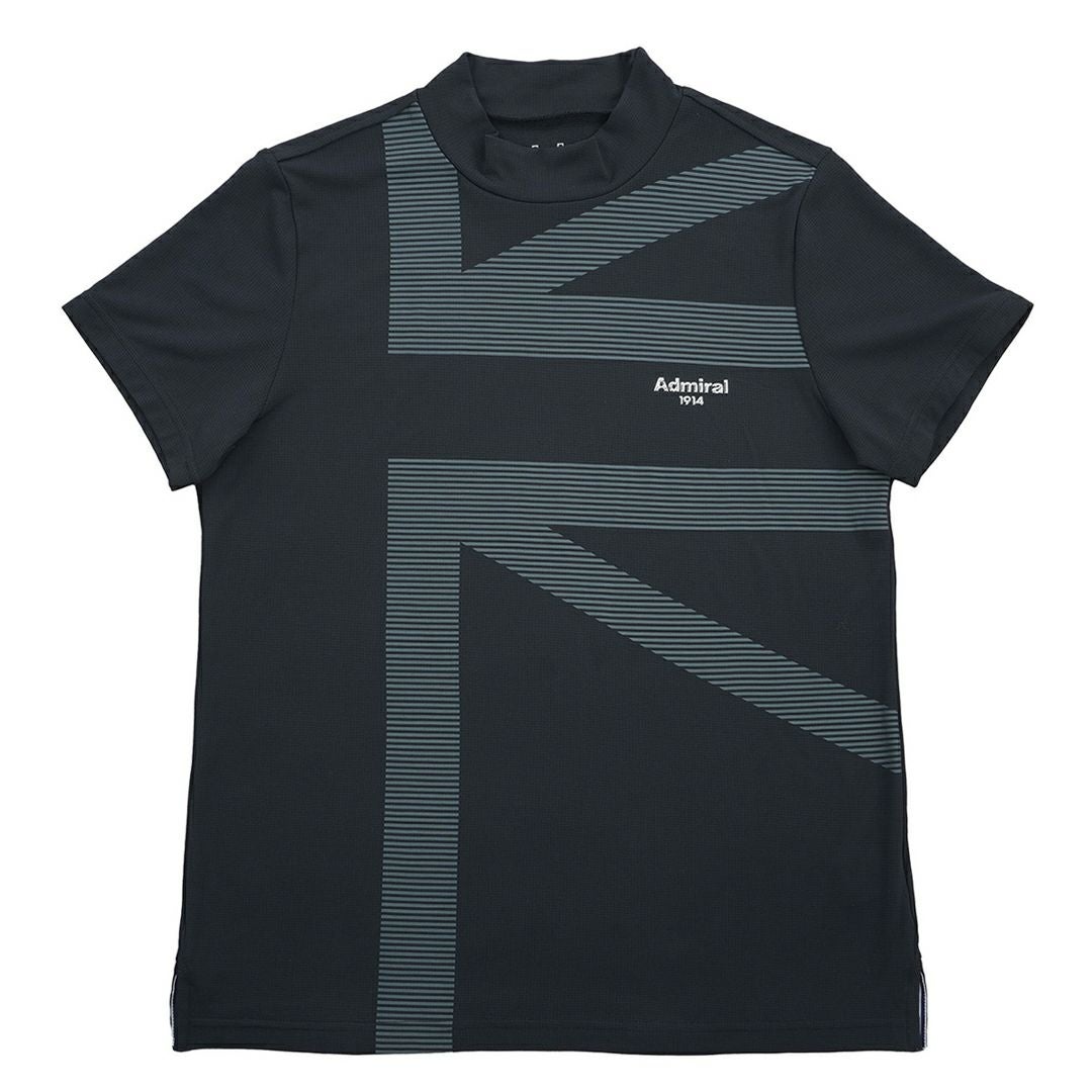 アドミラルゴルフ Admiral GOLF レディース カラタッチプラス UJモックネックシャツ ADLA632 ブラック