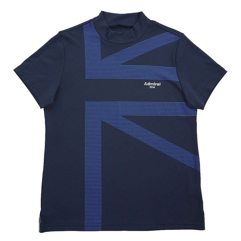 アドミラルゴルフ Admiral GOLF レディース カラタッチプラス UJモックネックシャツ ADLA632 ネイビー