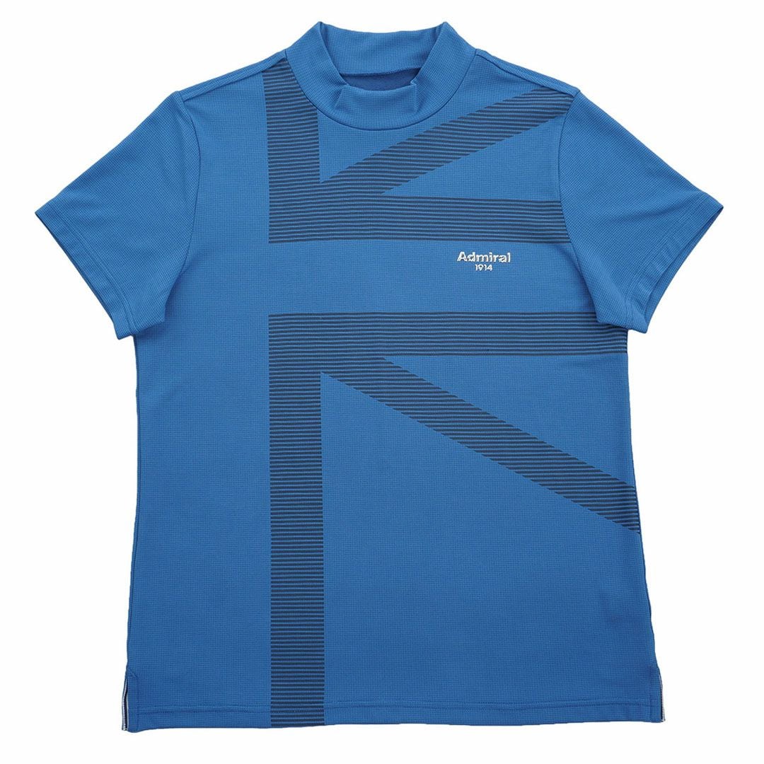 アドミラルゴルフ Admiral GOLF レディース カラタッチプラス UJモックネックシャツ ADLA632 ディープブルー