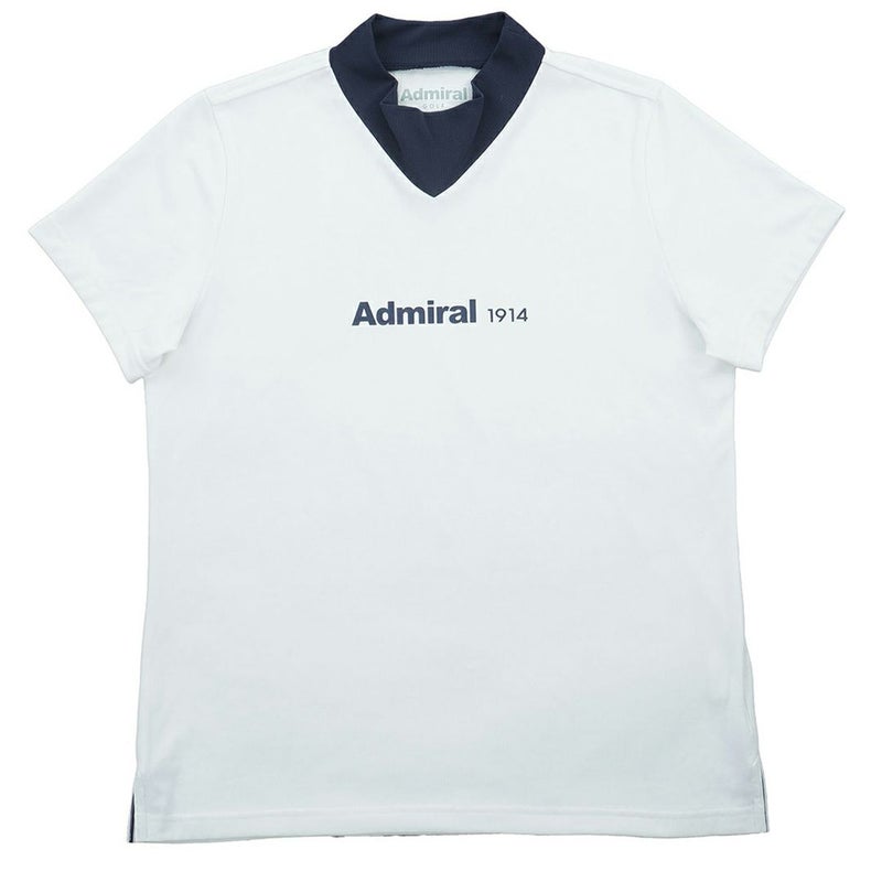 アドミラル ゴルフ Admiral GOLF レディース カラタッチプラス Vカラーモックネックシャツ ADLA633 ホワイト