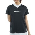 アドミラル ゴルフ Admiral GOLF レディース カラタッチプラス Vカラーモックネックシャツ ADLA633 ブラック