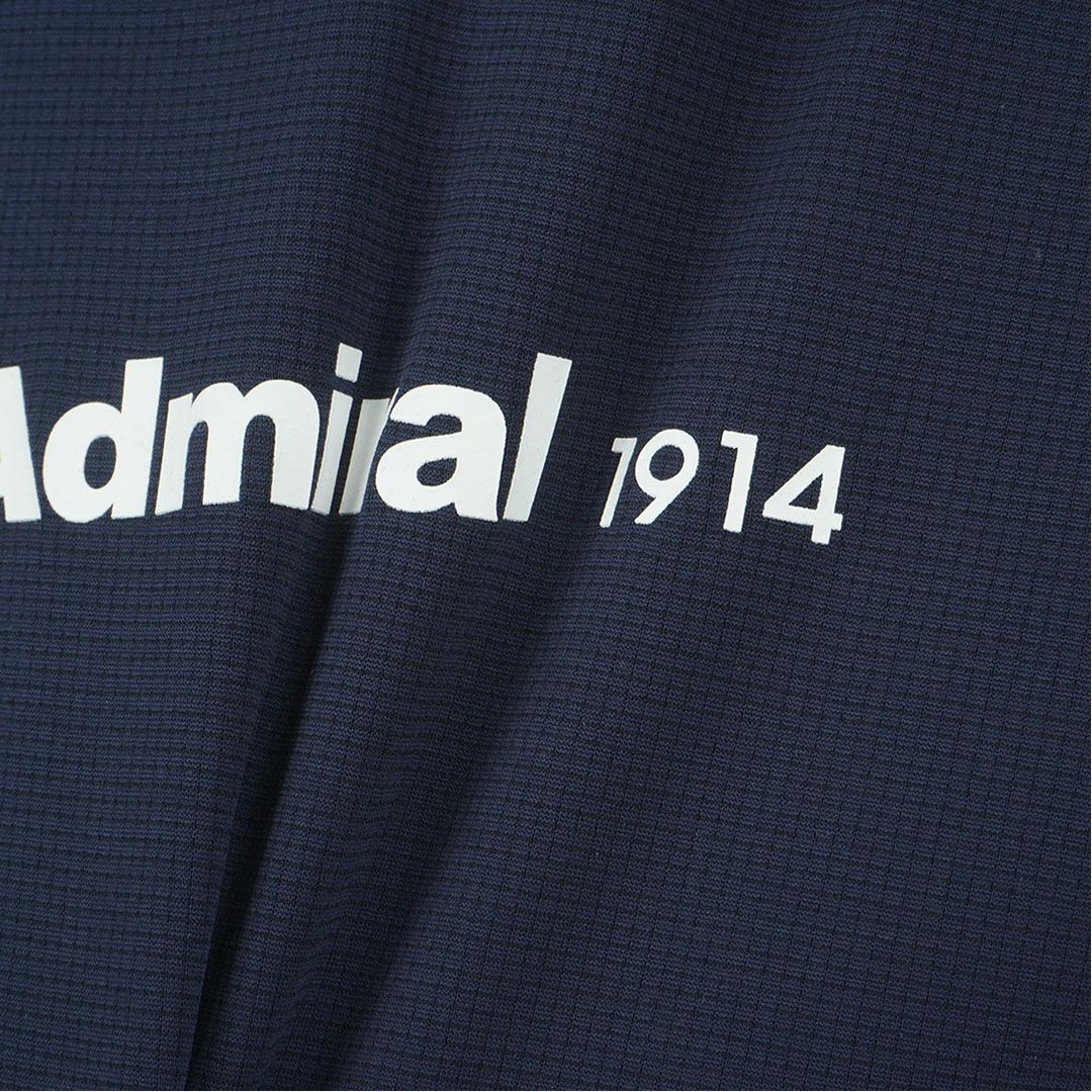 アドミラル ゴルフ Admiral GOLF レディース カラタッチプラス Vカラーモックネックシャツ ADLA633 ネイビー