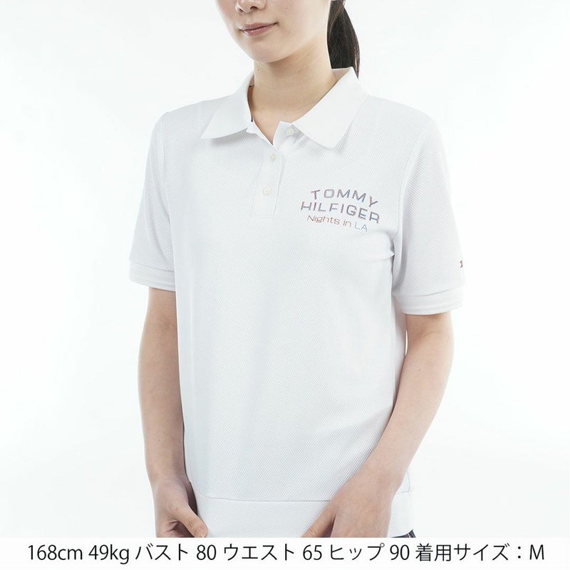 TommyHilfigerGolf トミーヒルフィガーゴルフ レディース 半袖ポロシャツ ホワイト 詳細1