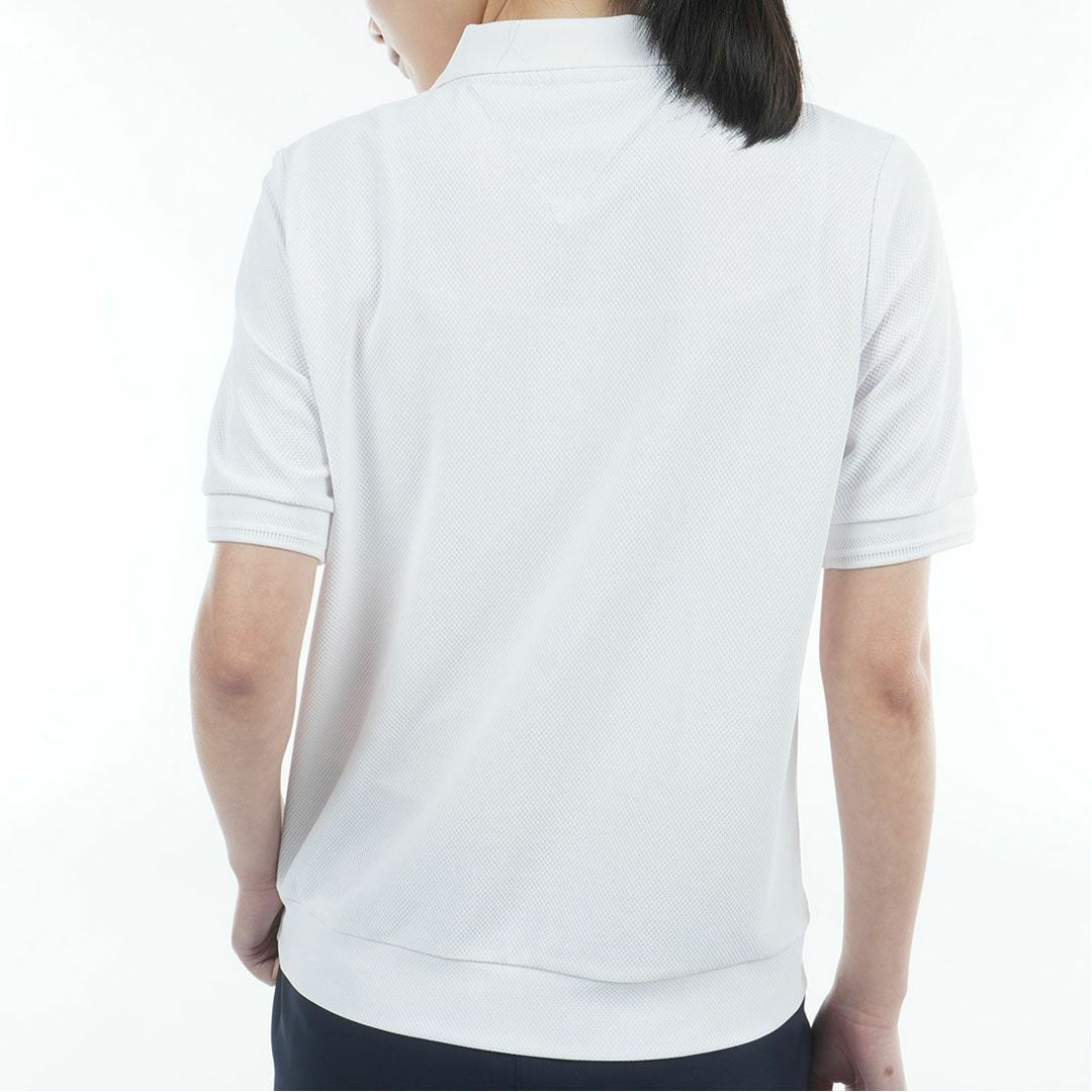 TommyHilfigerGolf トミーヒルフィガーゴルフ レディース 半袖ポロシャツ ホワイト 詳細2