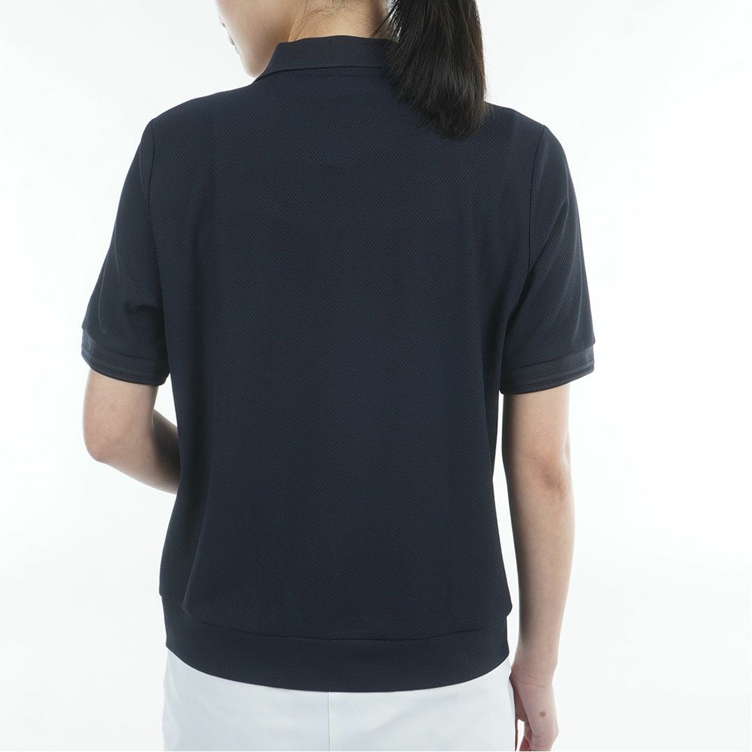 TommyHilfigerGolf トミーヒルフィガーゴルフ レディース 半袖ポロシャツ ネイビー 詳細2