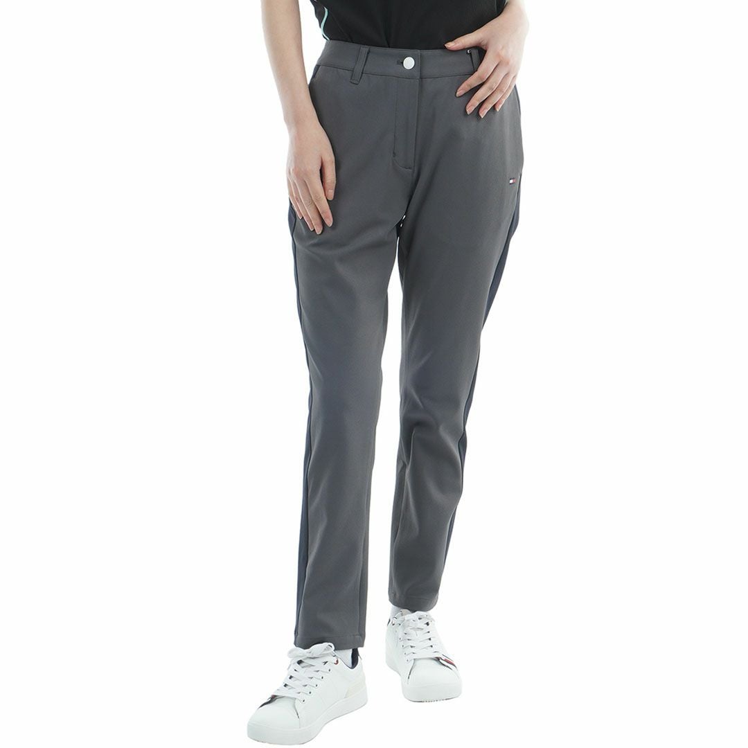 TommyHilfigerGolf トミーヒルフィガーゴルフ レディース ゴルフウェア 九分丈パンツ チャコールグレー 詳細1