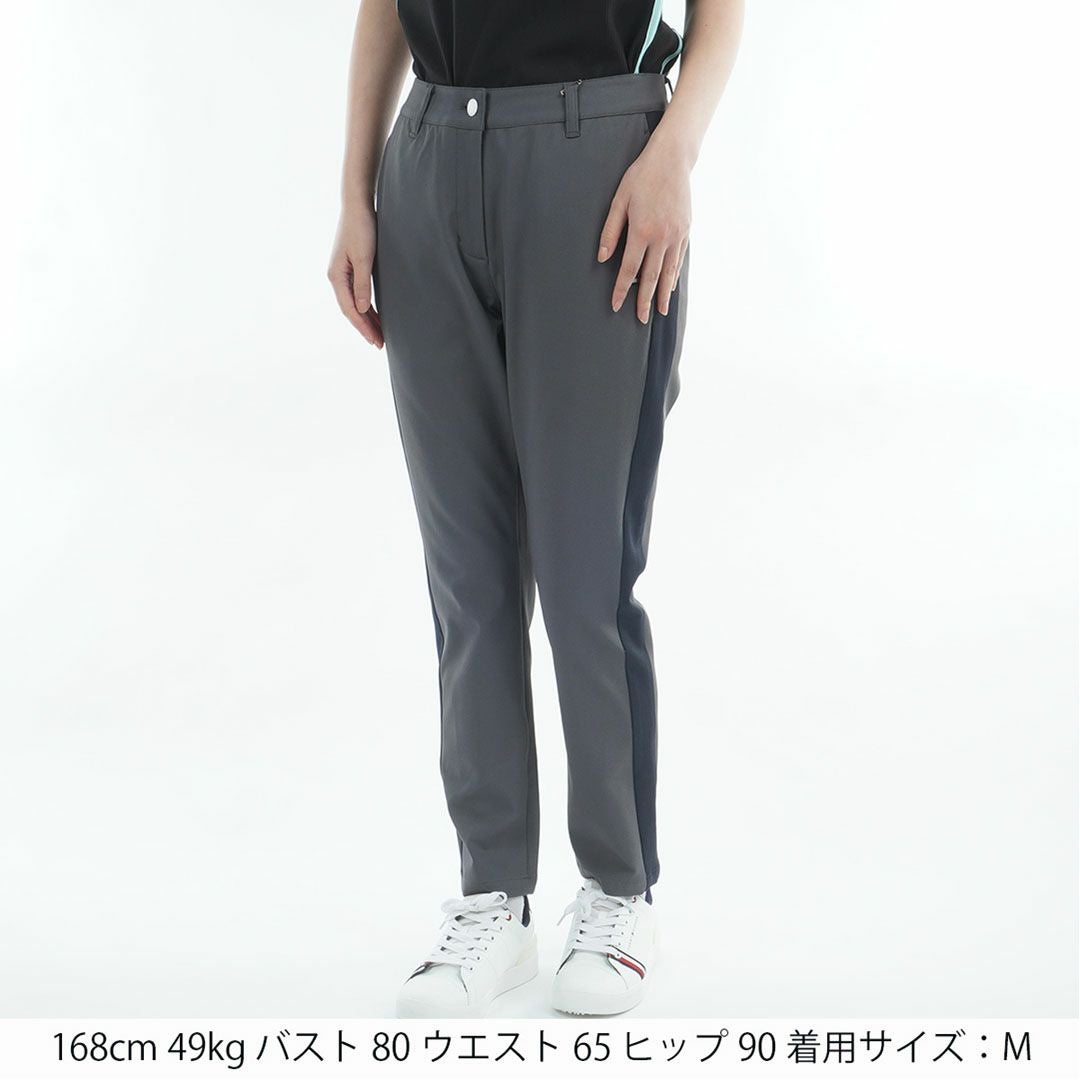 TommyHilfigerGolf トミーヒルフィガーゴルフ レディース ゴルフウェア 九分丈パンツ チャコールグレー 詳細2