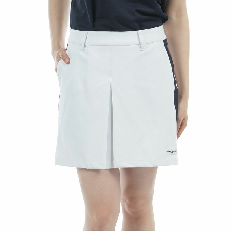 TommyHilfigerGolf トミーヒルフィガーゴルフ レディース ゴルフウェア スカート ホワイト 詳細1