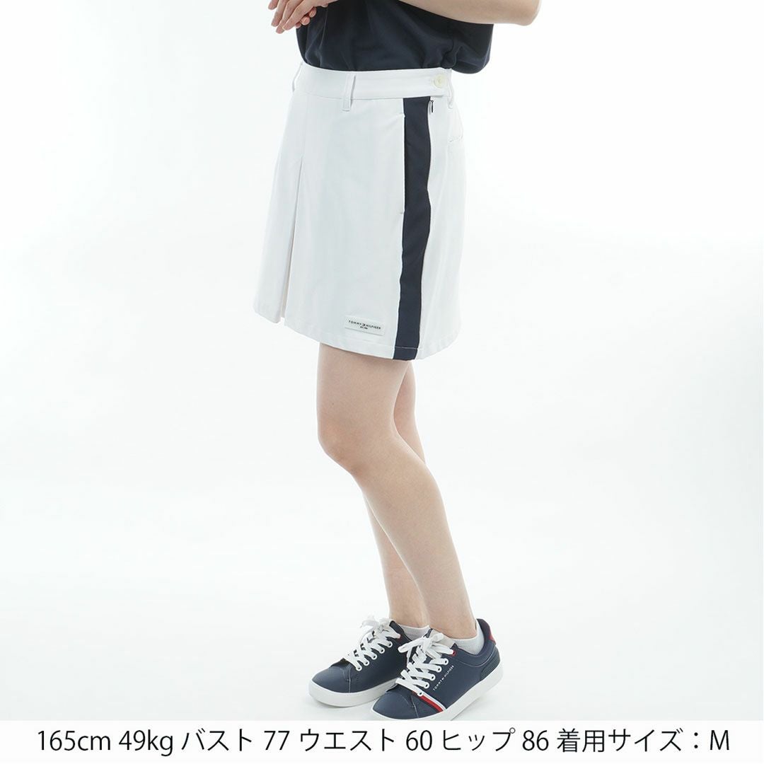 TommyHilfigerGolf トミーヒルフィガーゴルフ レディース ゴルフウェア スカート ホワイト 詳細2